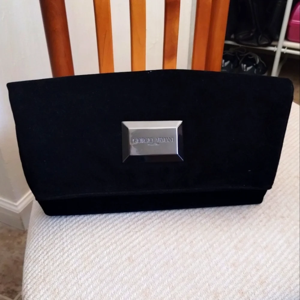 Giorgio Armani Parfums Black Velvet Clutch - Picture 9 of 9